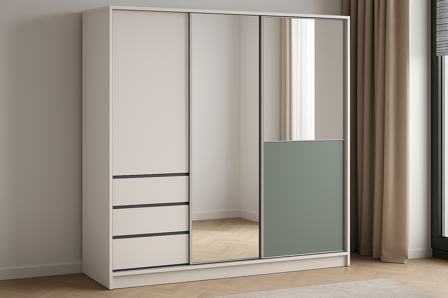 Kaya Sliding Wardrobe - Modern Sliding Design