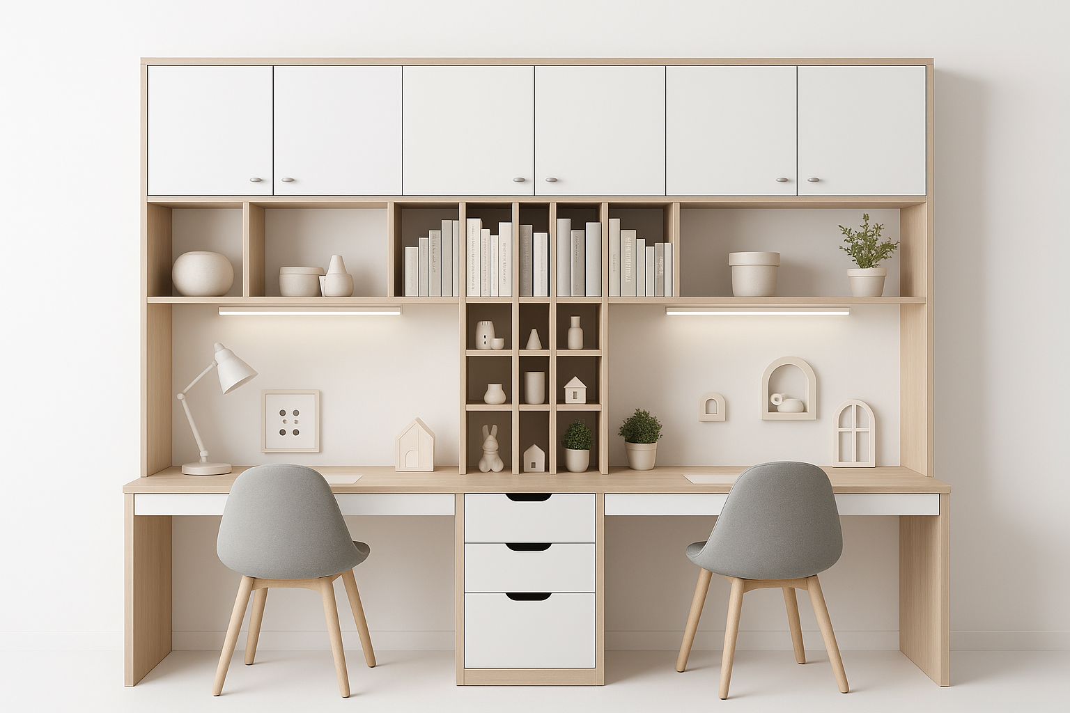 Kids Study Station - Perspective View