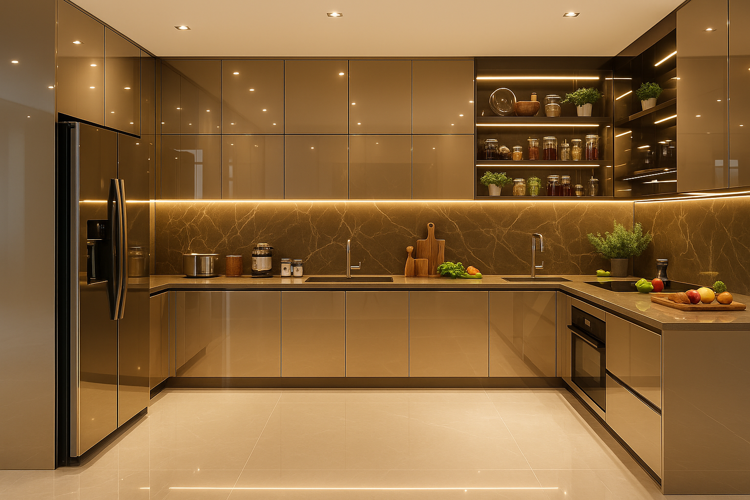 L'Éternelle – Eternal Gloss Kitchen - Ultra-Bright with Brilliant Reflections