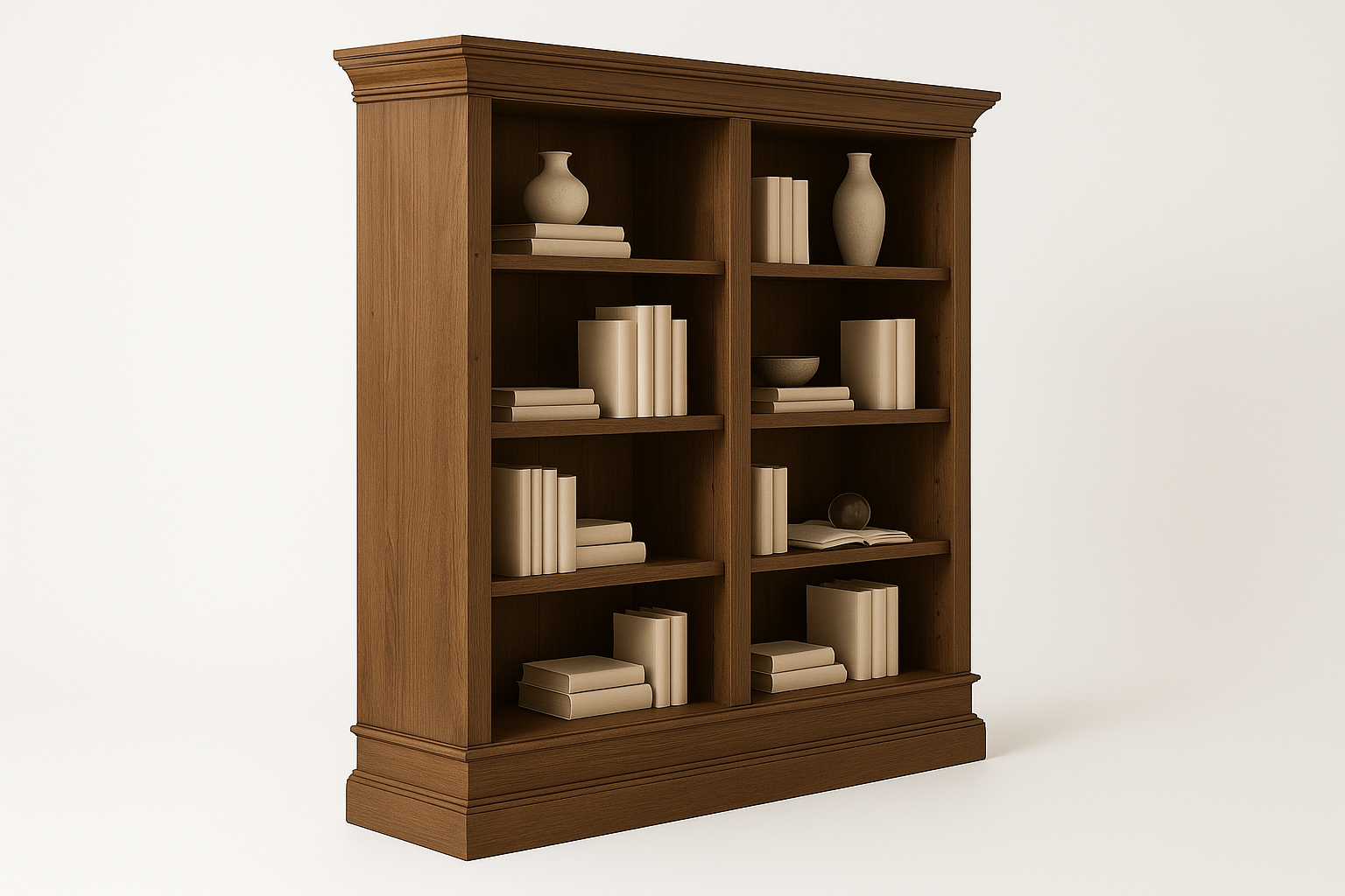 L'Éternelle Reclaimed Bookshelf - Matching Side View