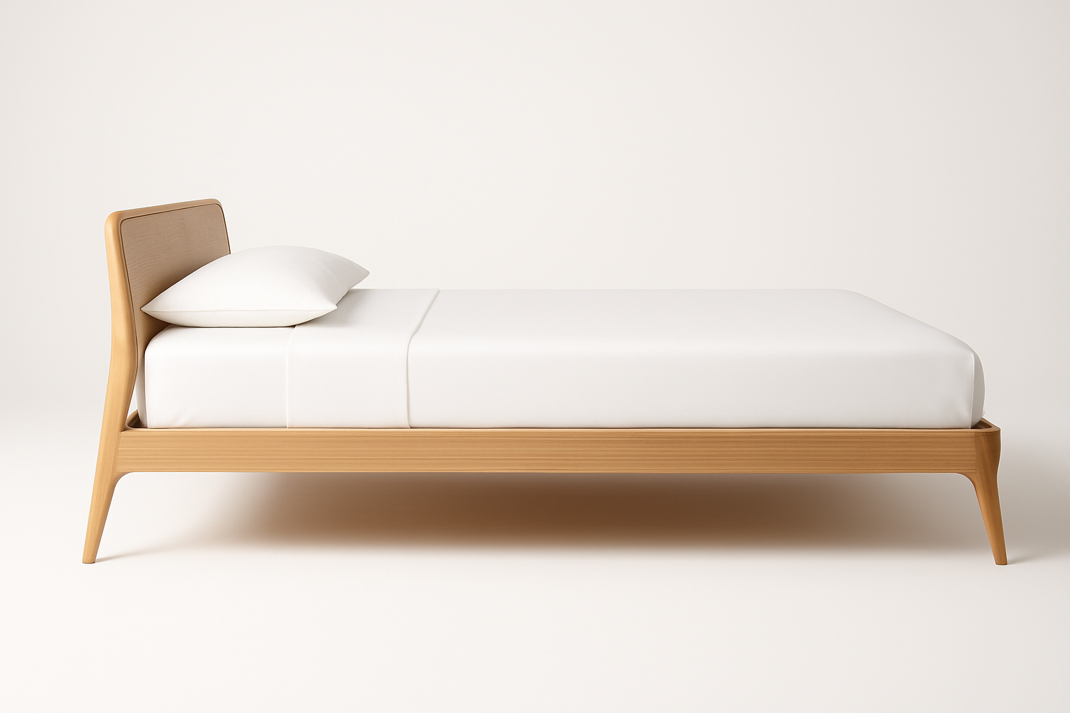 Lina Queen Bed - Side View
