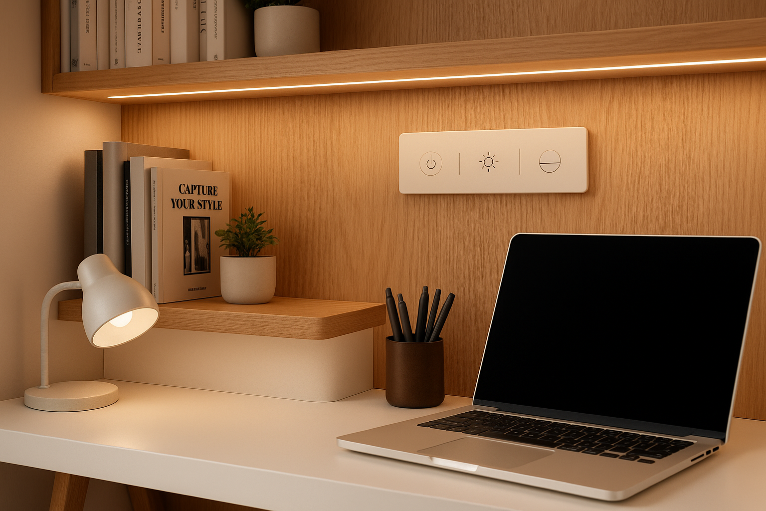 Lumino Smart Study Desk - Detail View