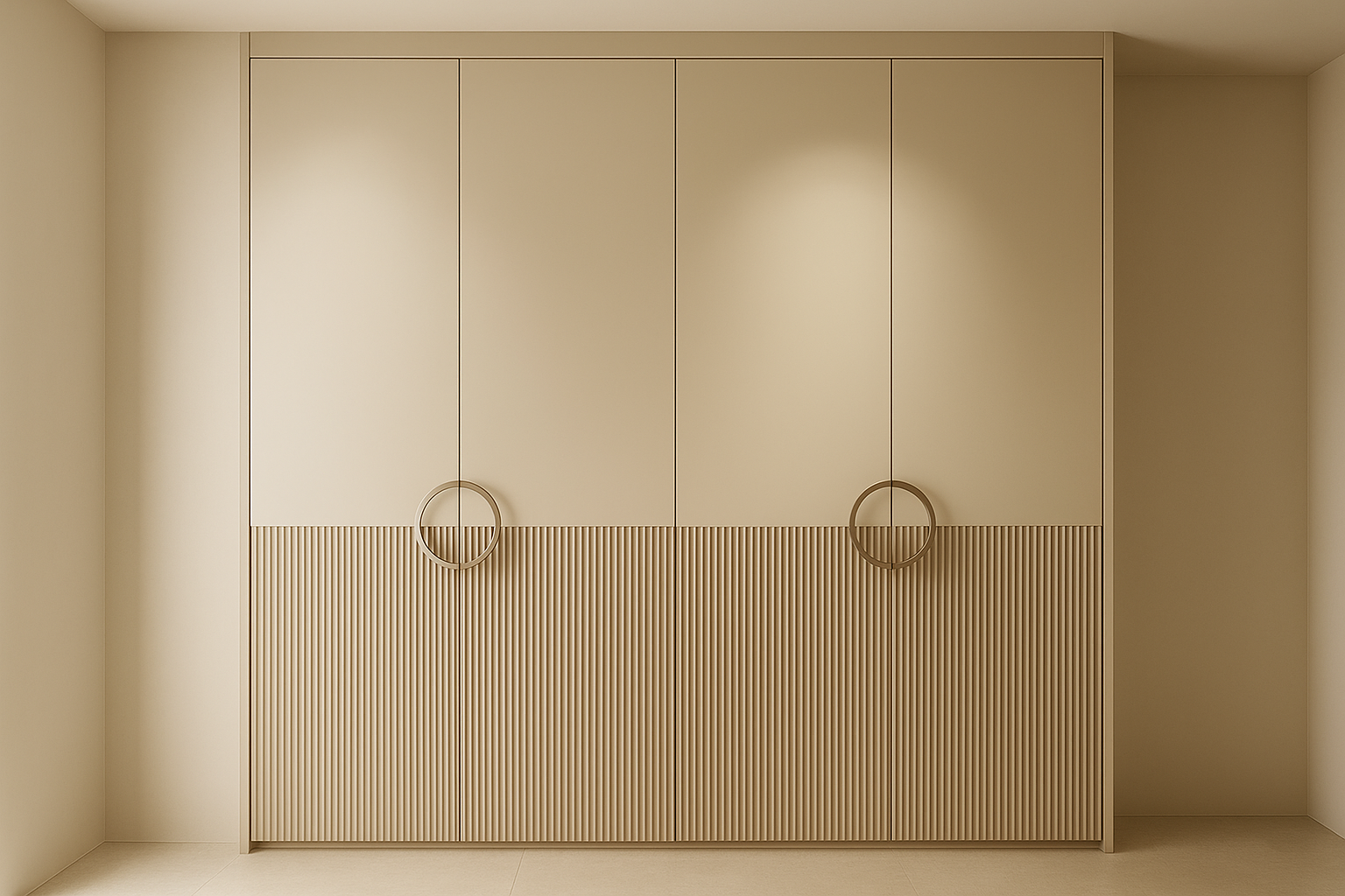 Maison Courage – Bold Sanctuary Wardrobe - Architectural Floor-to-Ceiling Design
