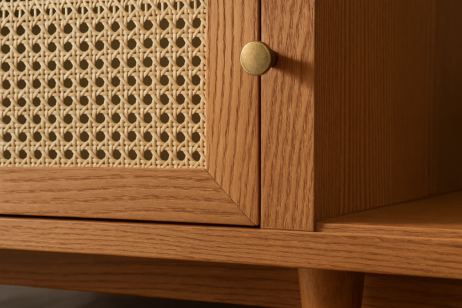 Maison Mère Cabinet Style Shoe Rack - Detail View