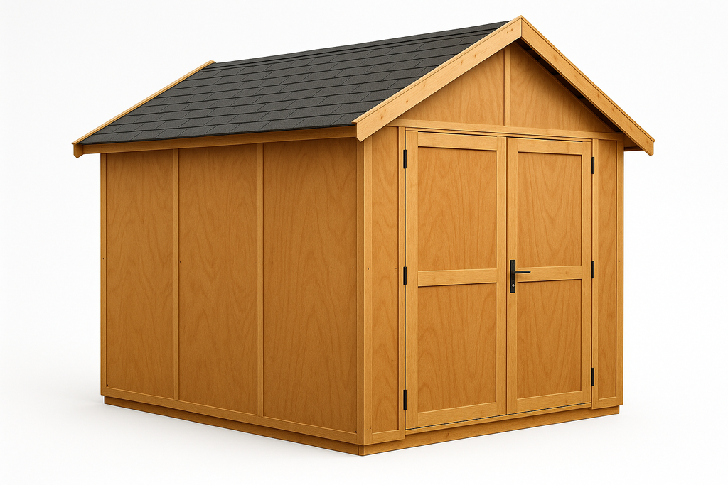 Maison Sage Deluxe Shed 3.5x2.5m - Perspective View