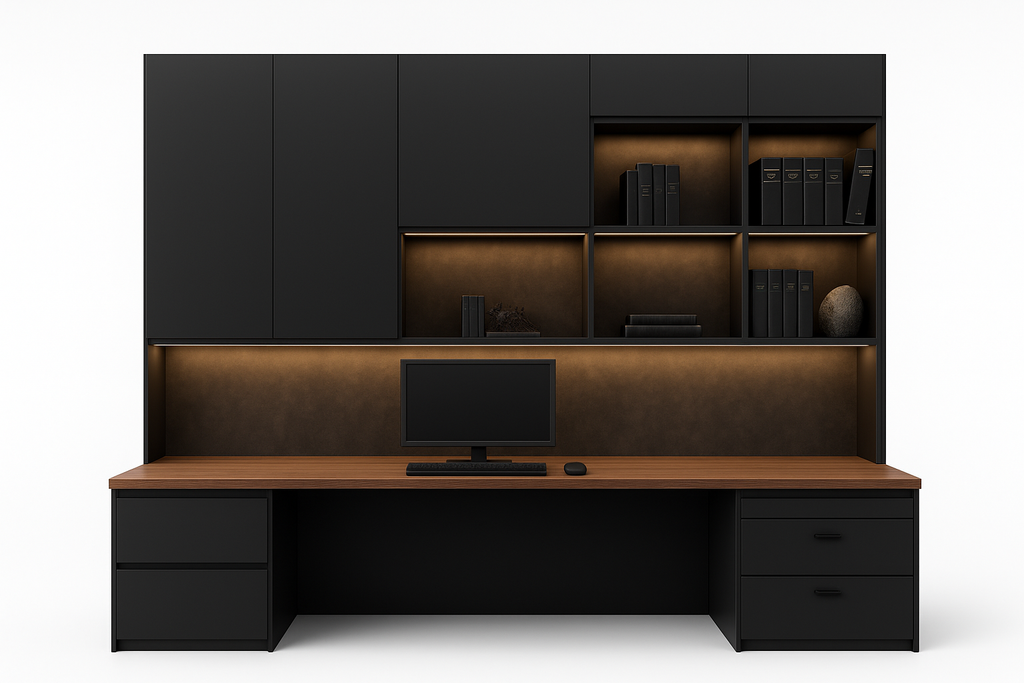 Maison Sage Office Setup - Front View