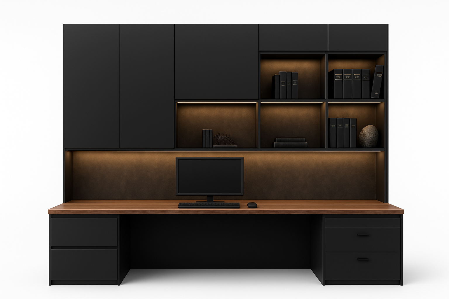 Maison Sage Office Setup - Front View