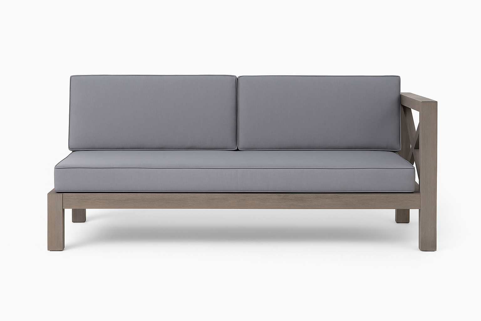 Nova Compact Outdoor Sofa - Front View