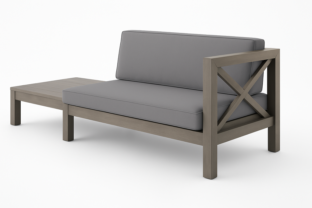 Nova Compact Outdoor Sofa - Side View