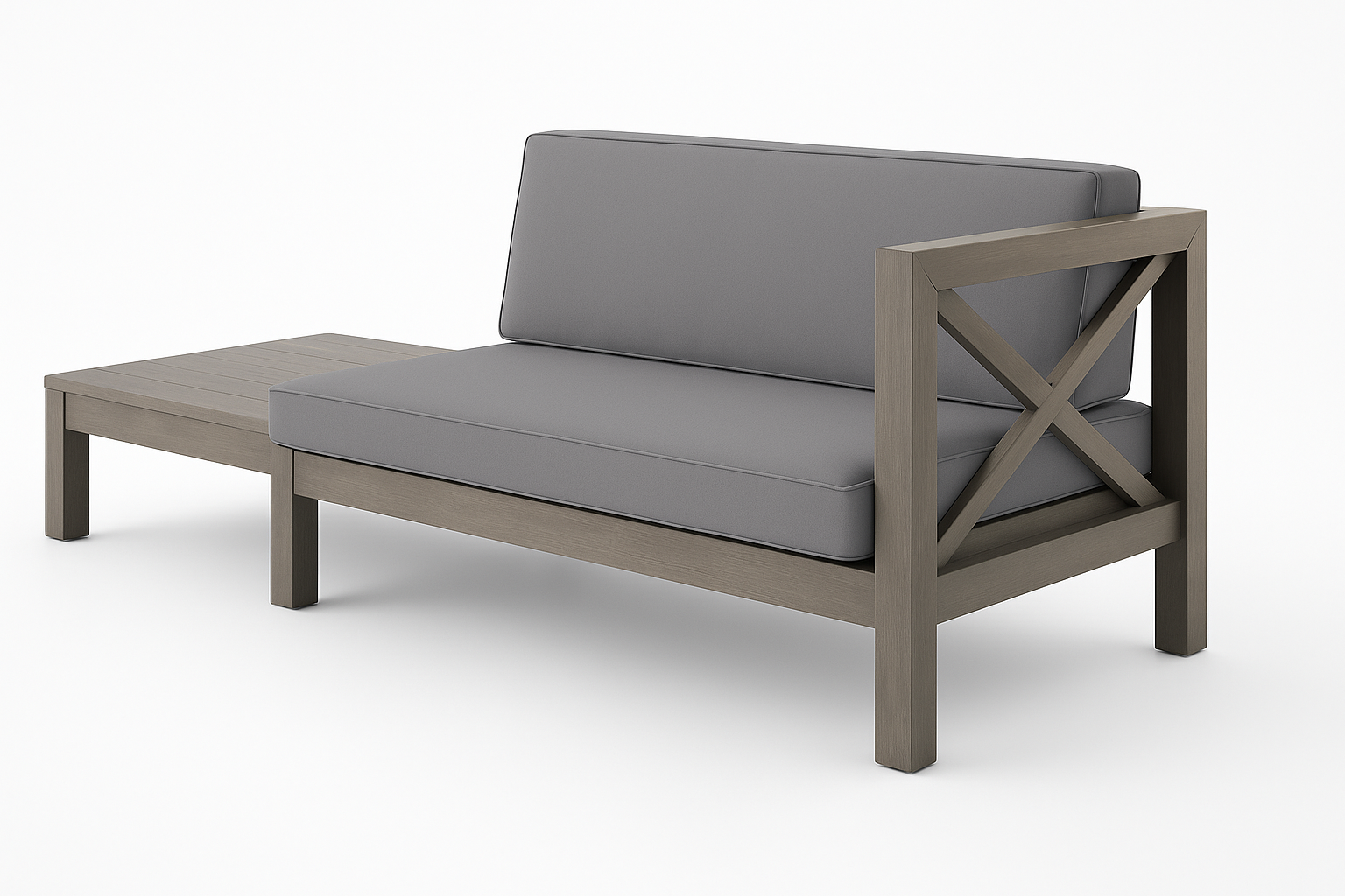 Nova Compact Outdoor Sofa - Side View