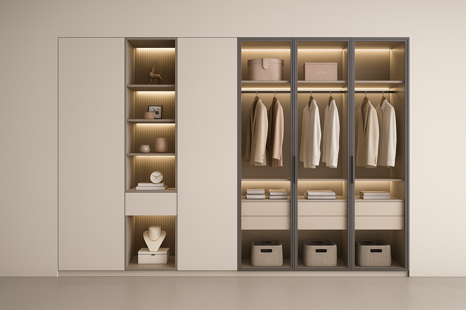 Perdue Premier – Celestial Closet System - Luxury Built-in with LED