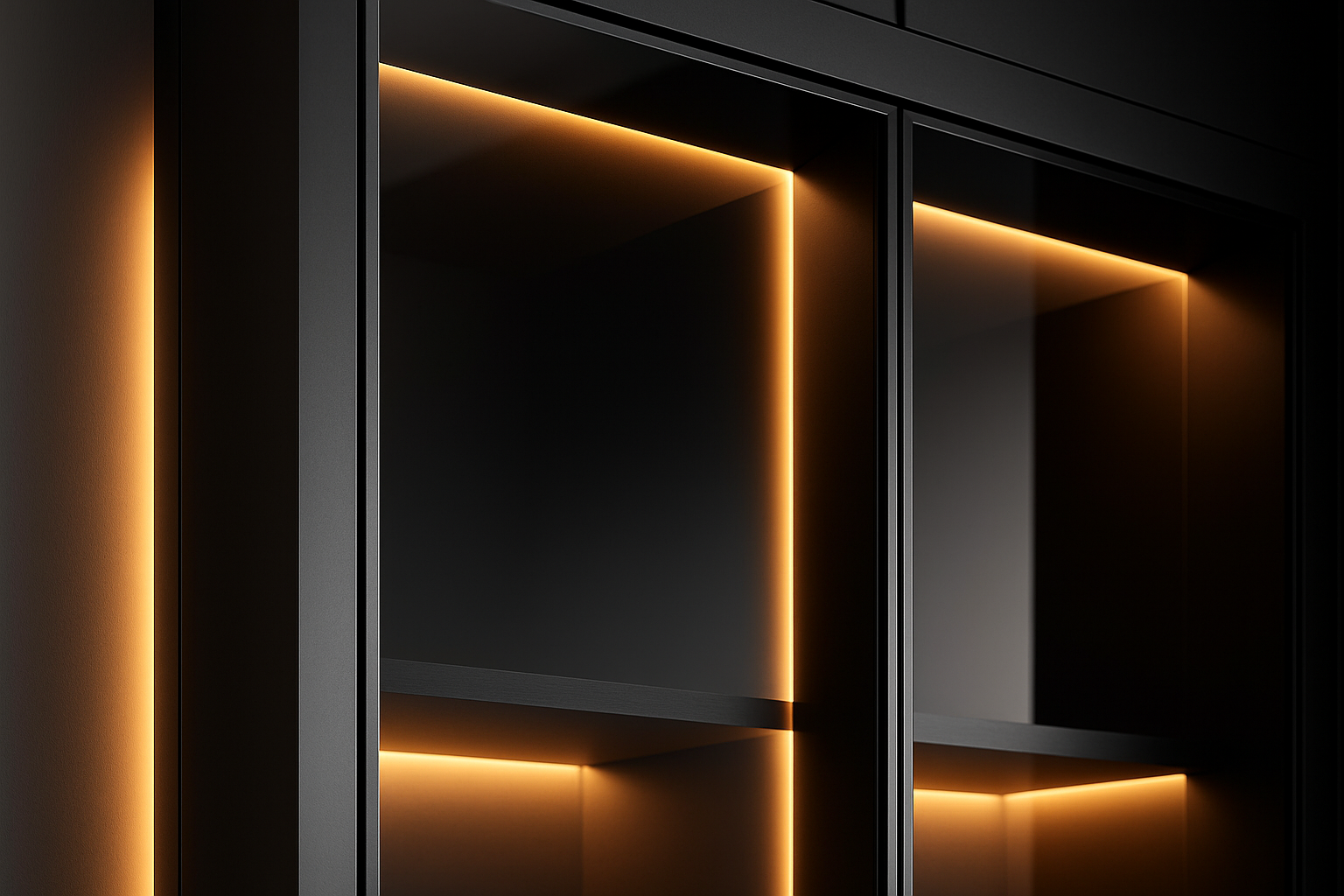 Perdue Premier Celestial Mirrored Wardrobe - Detail Shot