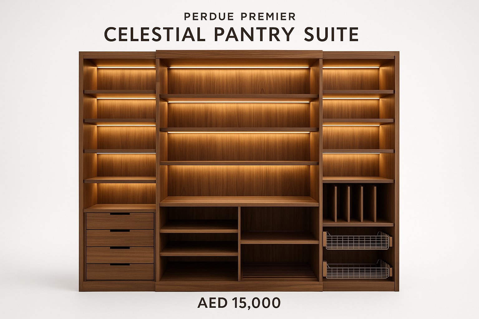 Perdue Premier Celestial Pantry Suite - Front View