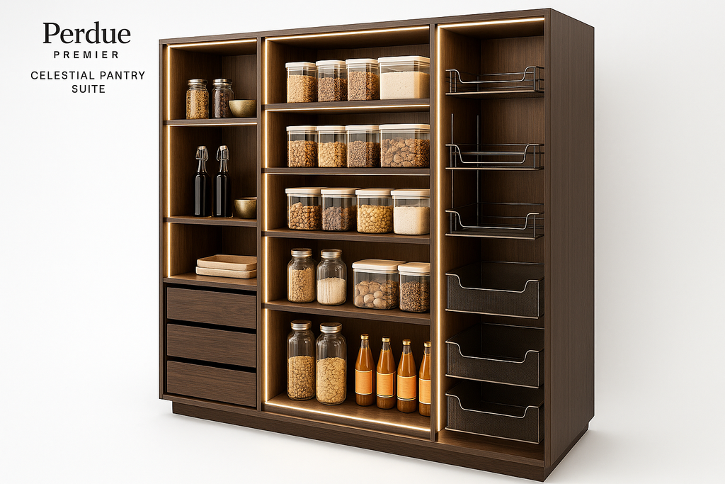 Perdue Premier Celestial Pantry Suite - Perspective View
