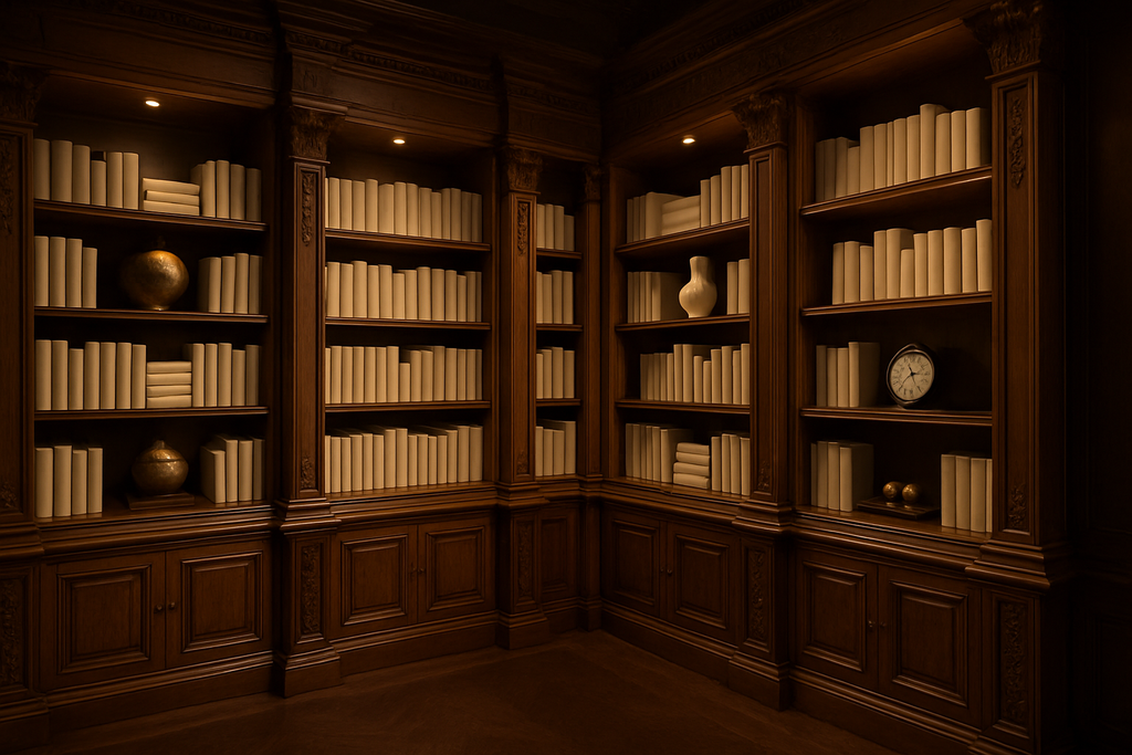 Perdue Premier – Classic Library Timeless Living – Luxeline Interiors