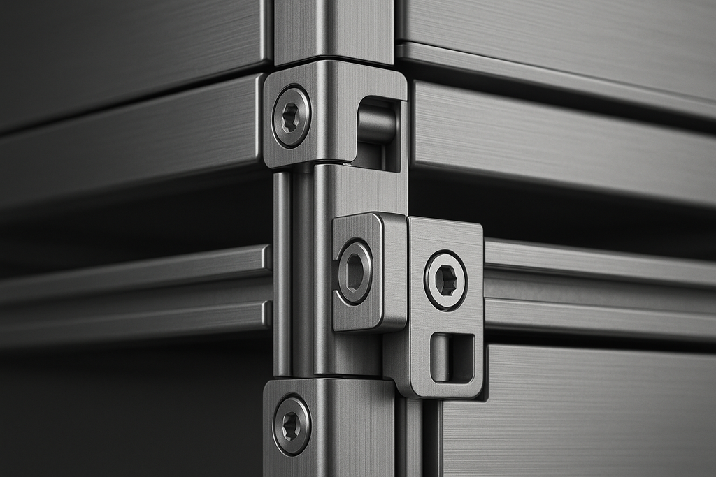 Premium Modular Storage System 2.5x2m Base Unit - Detail View