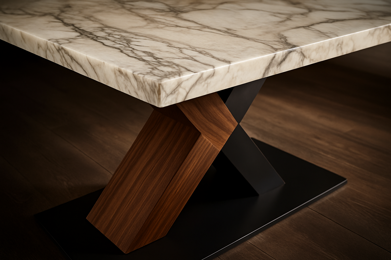 Ravé 8-Seater Marble Dining Table - Marble Craftsmanship Detail