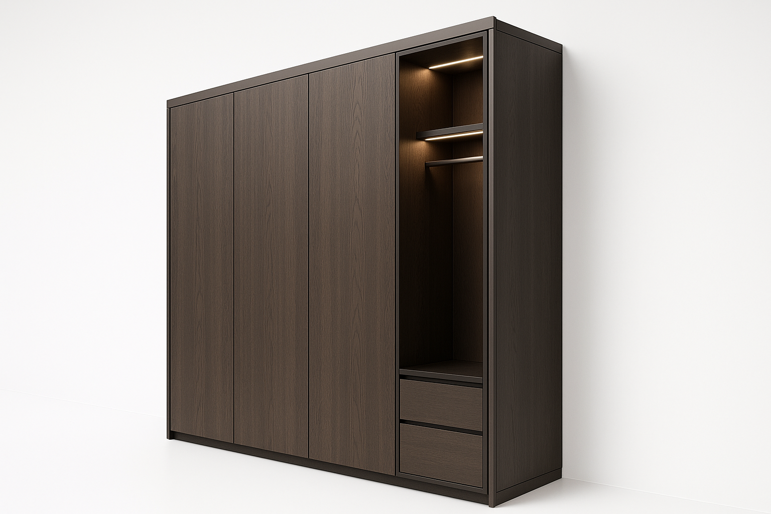 Ravé Built-in Wardrobe - Ultra-Luxury Side View