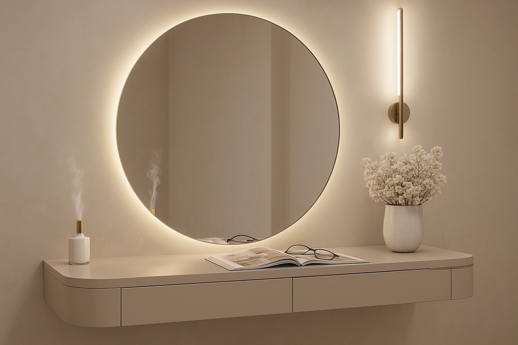 Ravé Designer Vanity Suite - LED Mirror and Luxury Detail