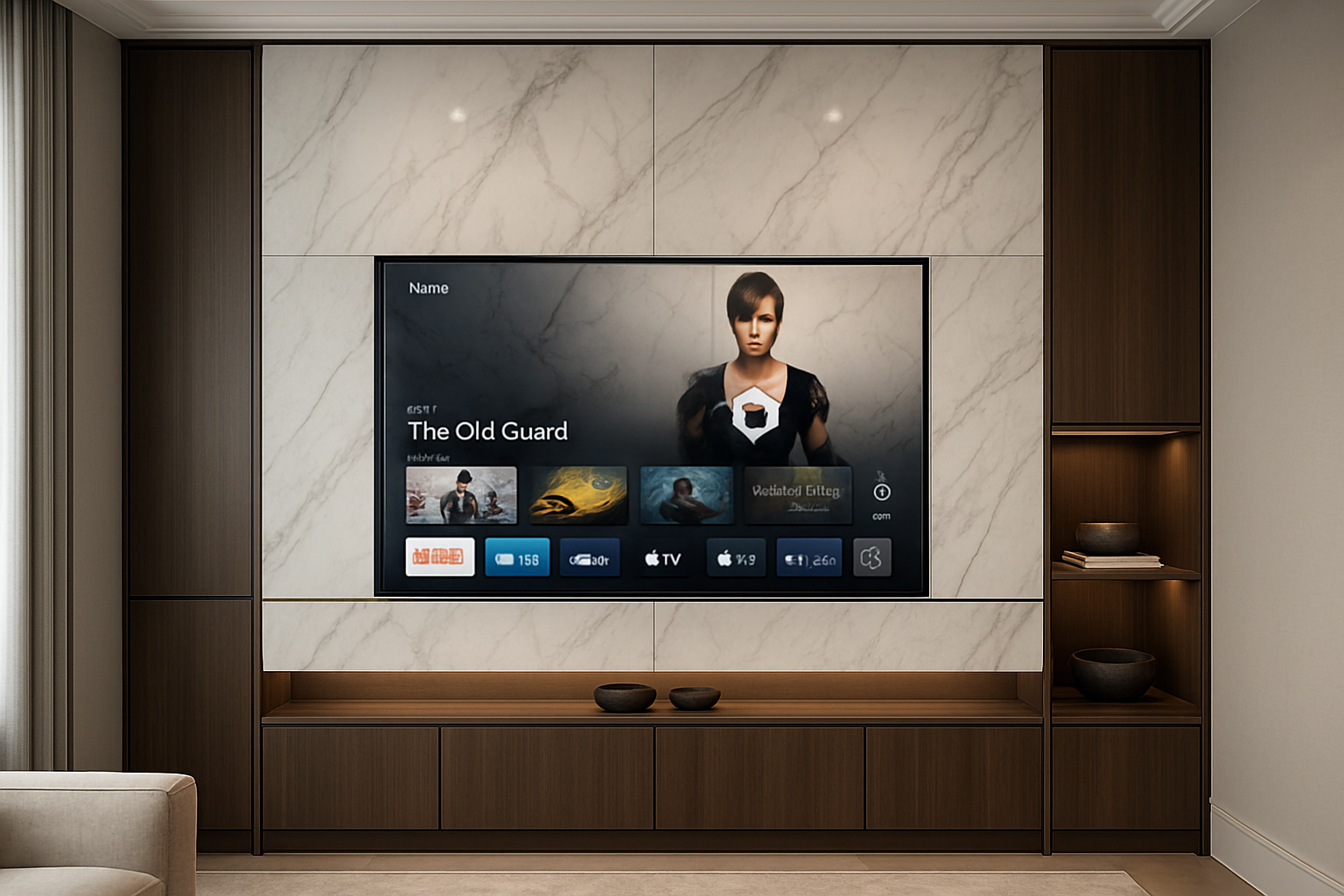 Ravé Smart Wall Unit - Premium Angle View