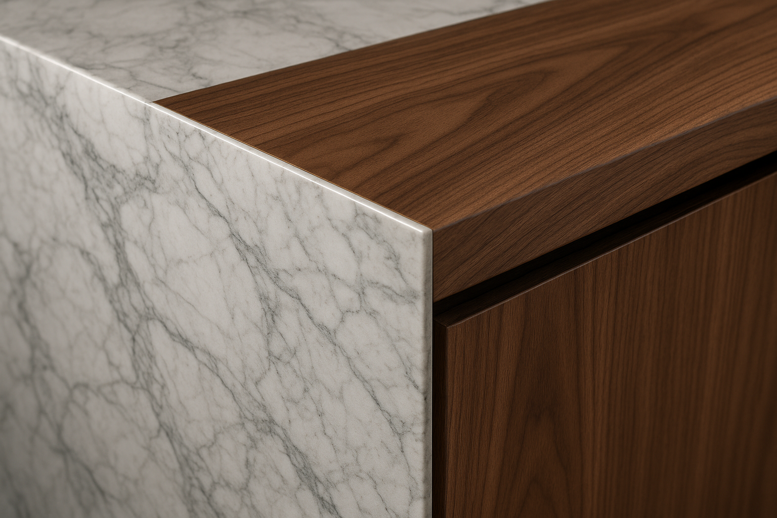 Sage Kitchen Island - Detail Shot