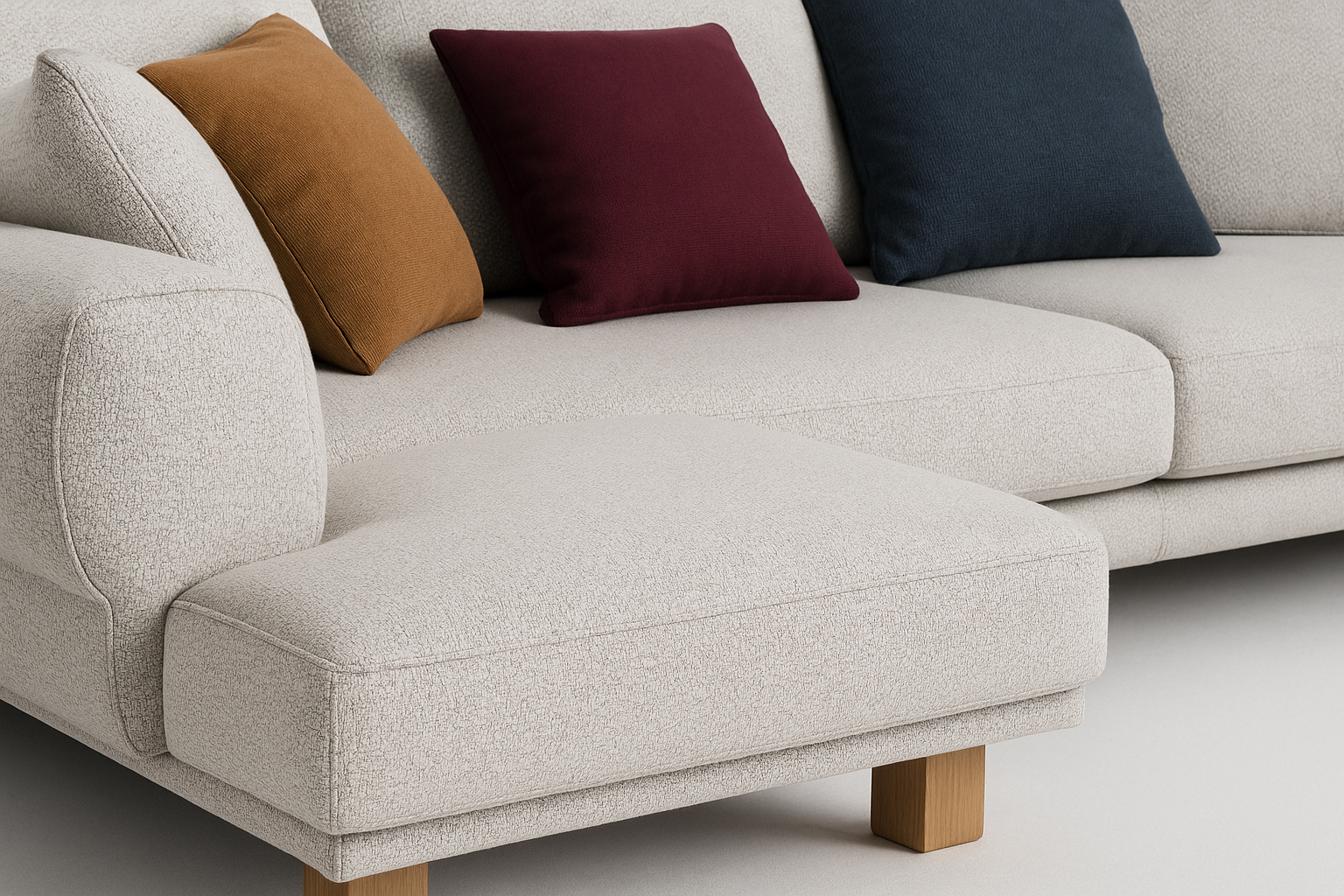 Sage L-Shape Sectional Sofa - Detail View