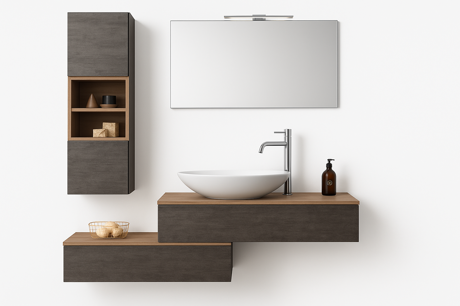 Sage Modular Vanity - Front View
