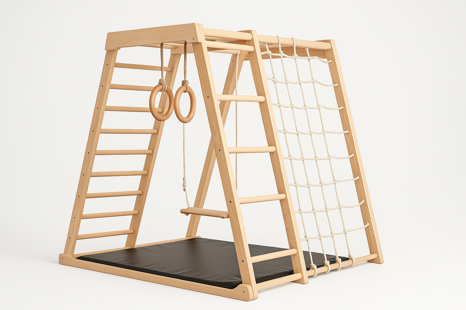 Side view of Adventure Climbing Frame