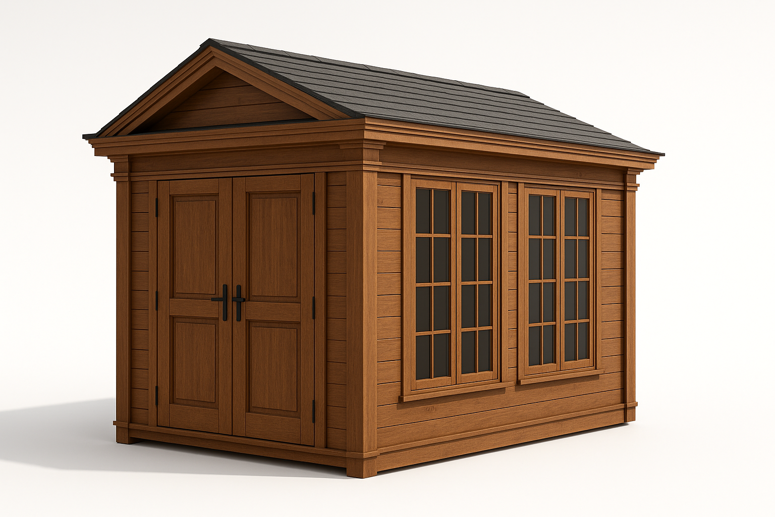Side view of Atelier Noble Shed 3.5x2.5m