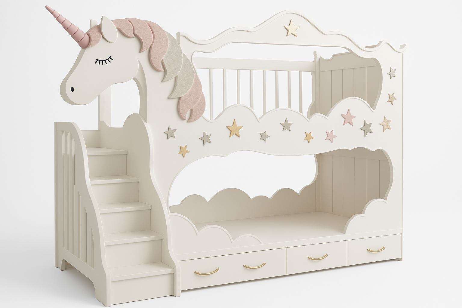 Side view of Fairy Tale Kingdom Bunk