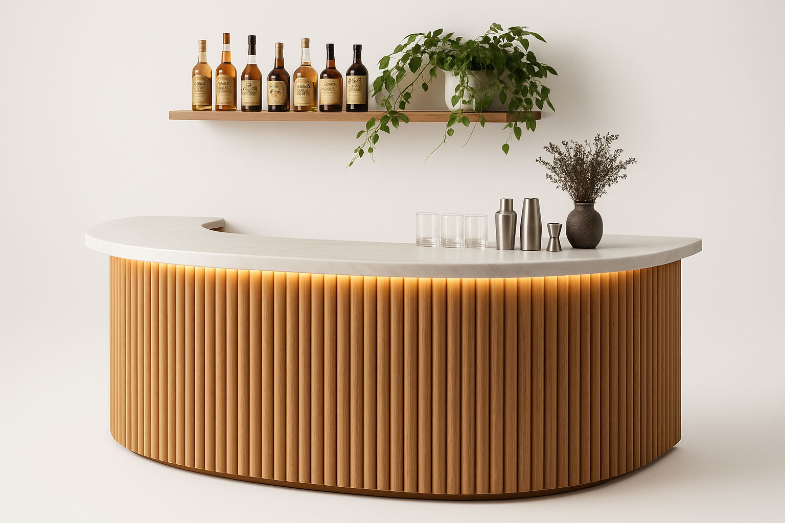 Isla Corner Bar Manhattan Corner - Luxury and Functionality - HomeBars ...