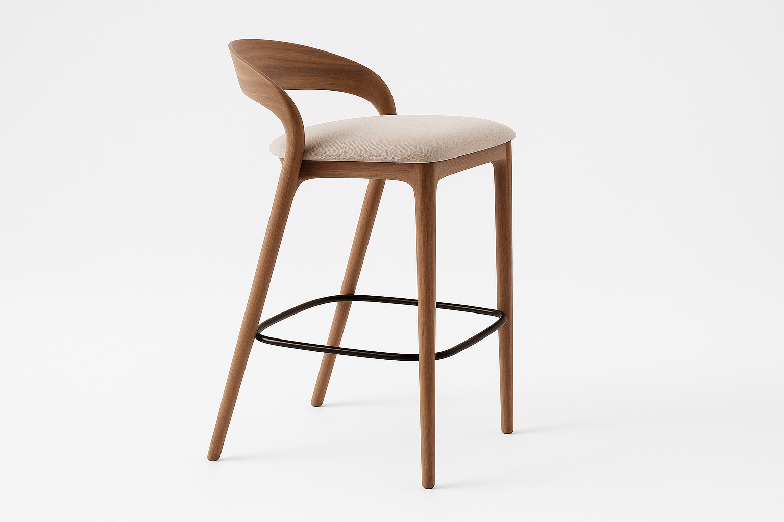 Side view of Manhattan Heights Bar Stool