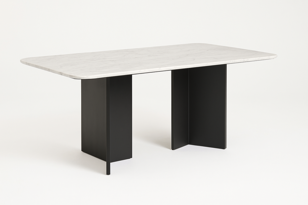 Side view of Nova Designer Outdoor Dining Table