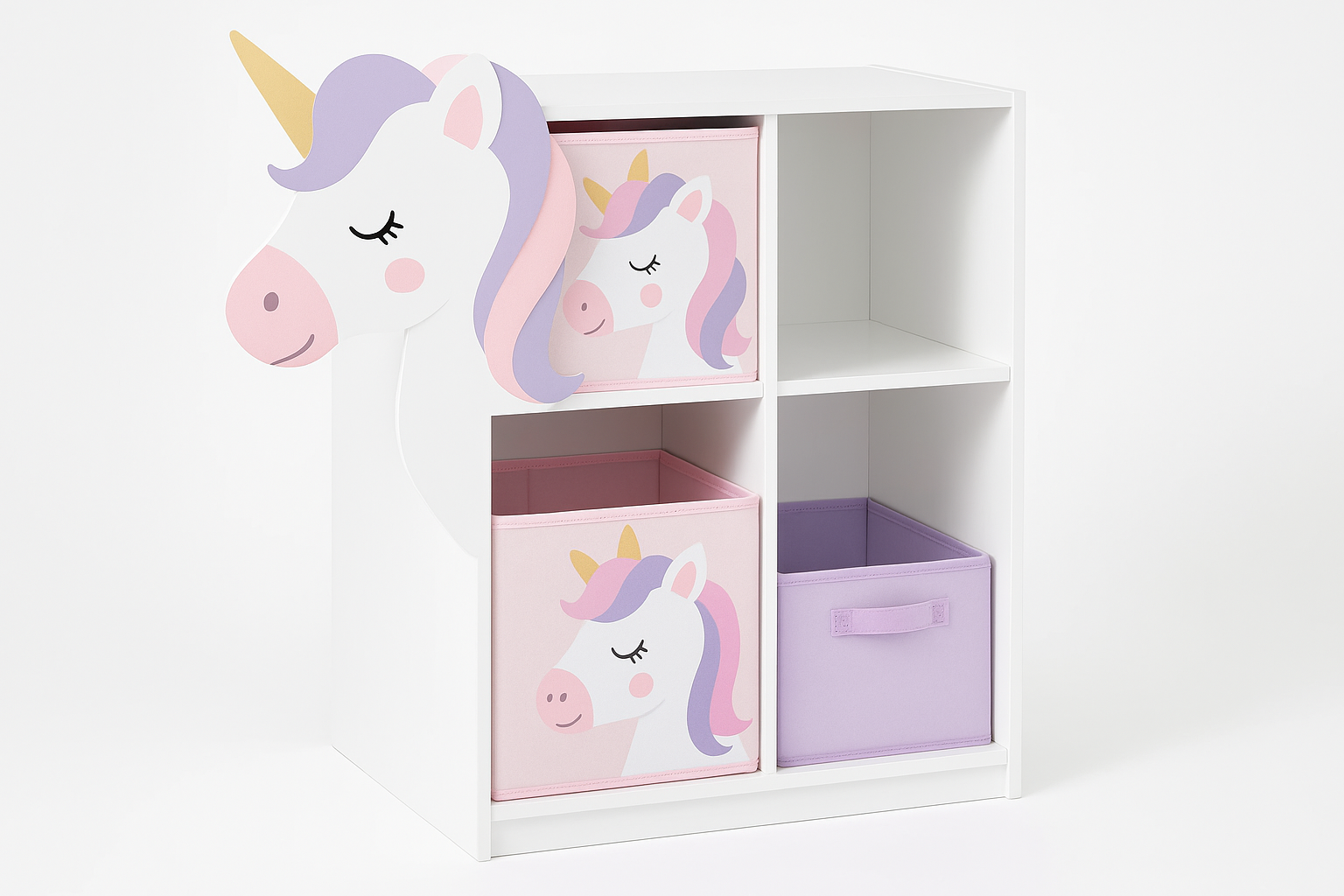 Side view of Petite Licorne Cube Organizer