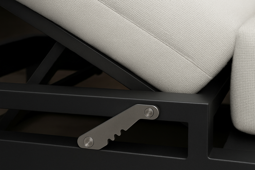 Solace Adjustable Luxury Poolside Lounger - Detail View