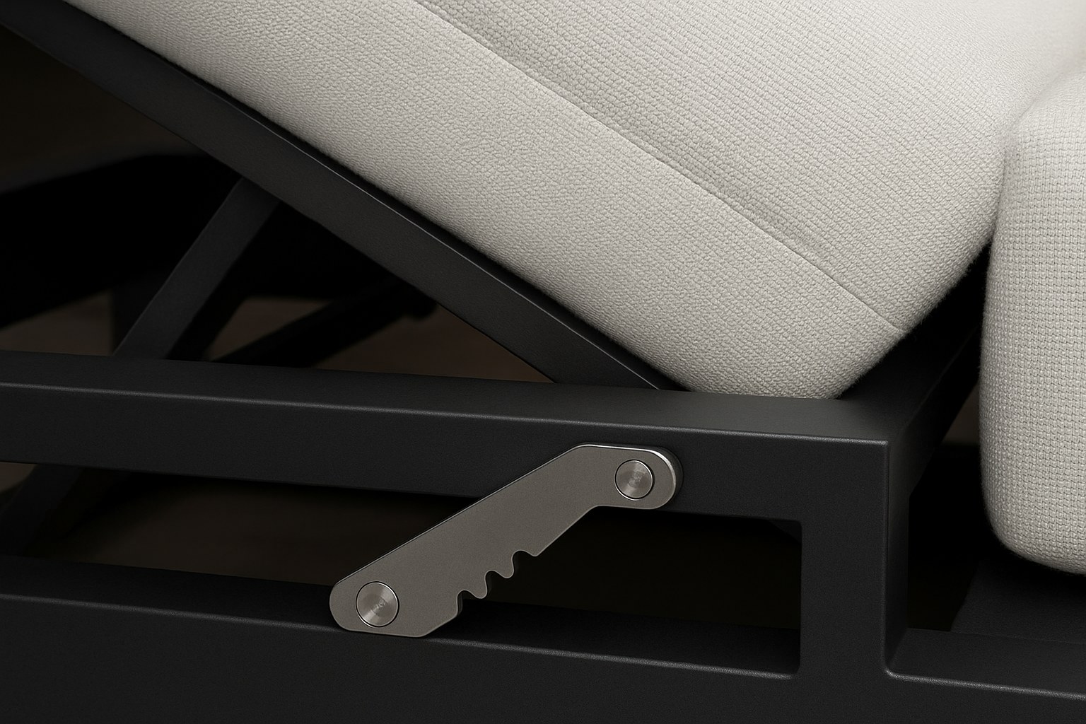 Solace Adjustable Luxury Poolside Lounger - Detail View