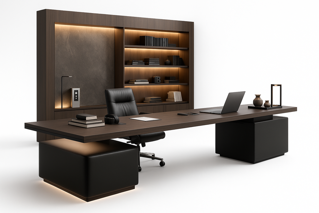 Studio Garde Professional Office Setup - Perspective View