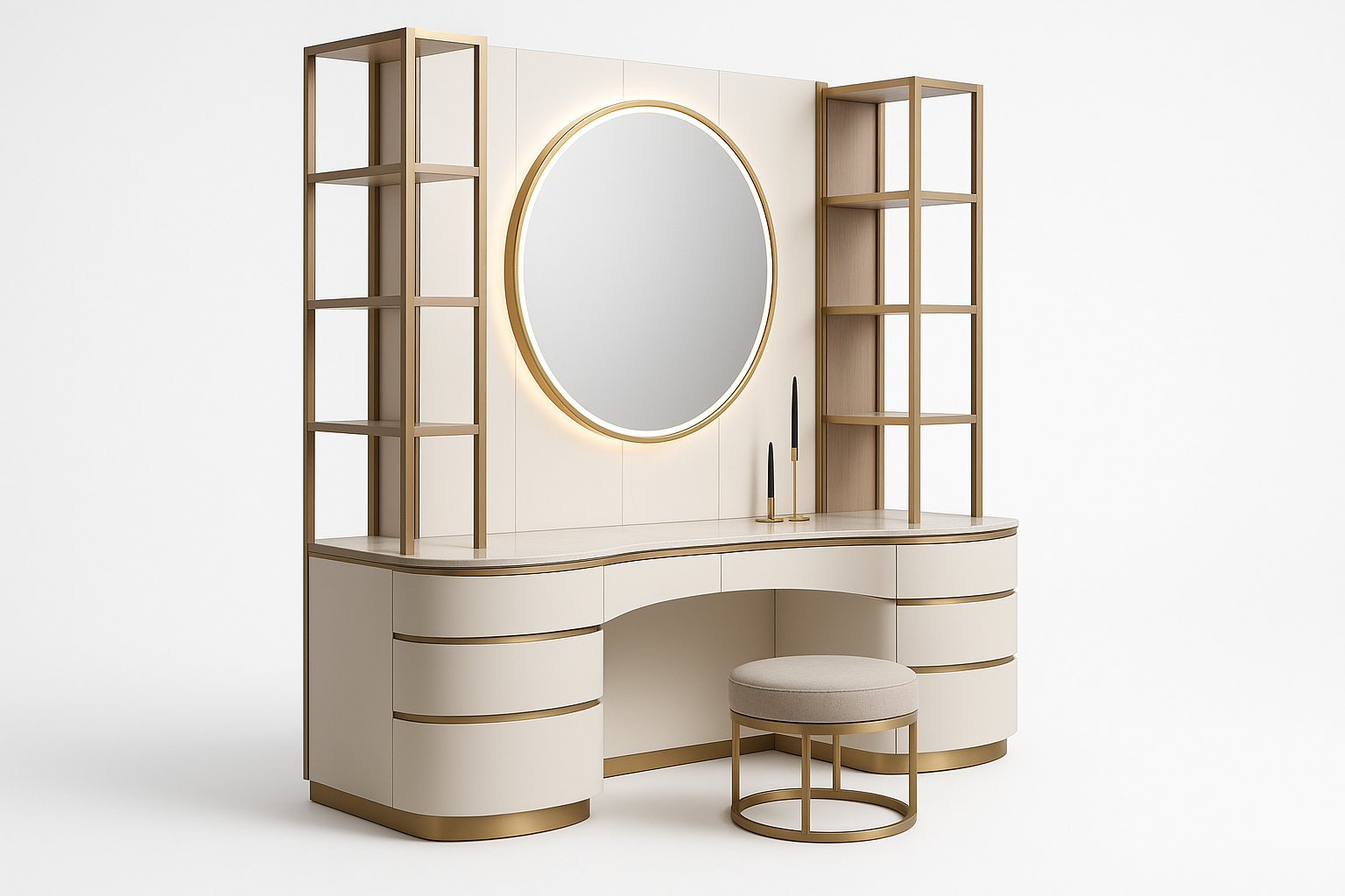 Ultra-Luxury Vanity System - Side View